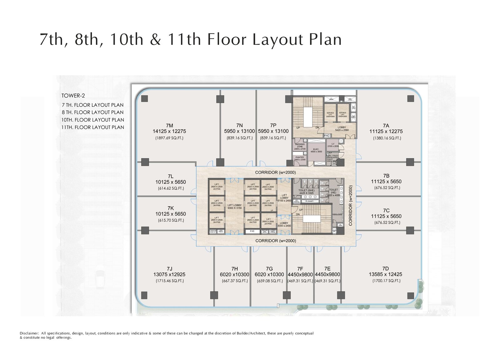 exotica one32 office floor plan